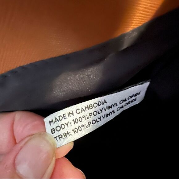 Nine West black with brown trim bag - Picture 7 of 8